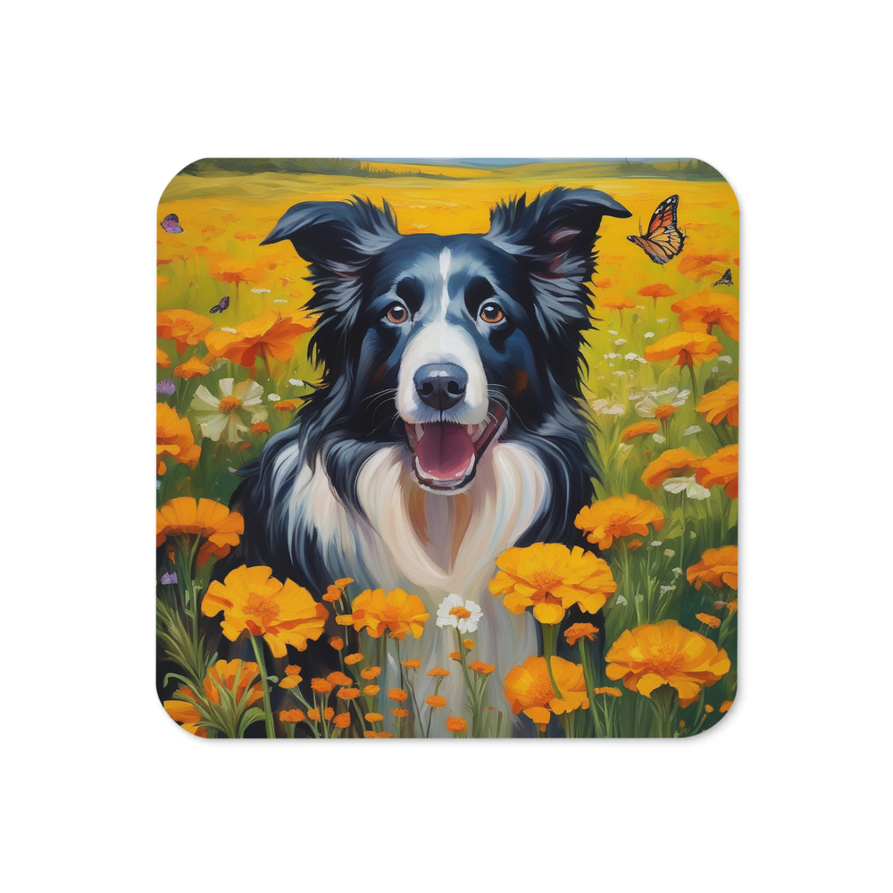 PugMug Custom Border Collie Coaster