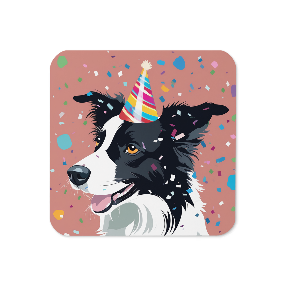 PugMug Custom Border Collie Coaster