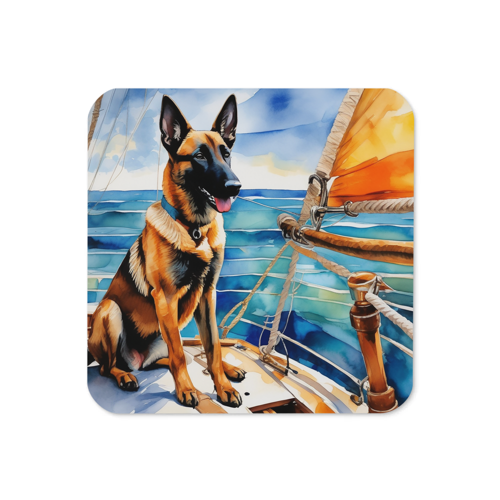 PugMug Custom Belgian Malinois Coaster