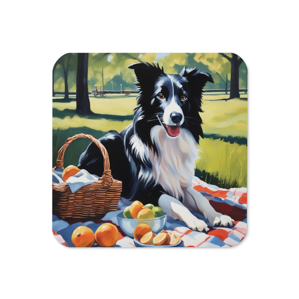 PugMug Custom Border Collie Coaster