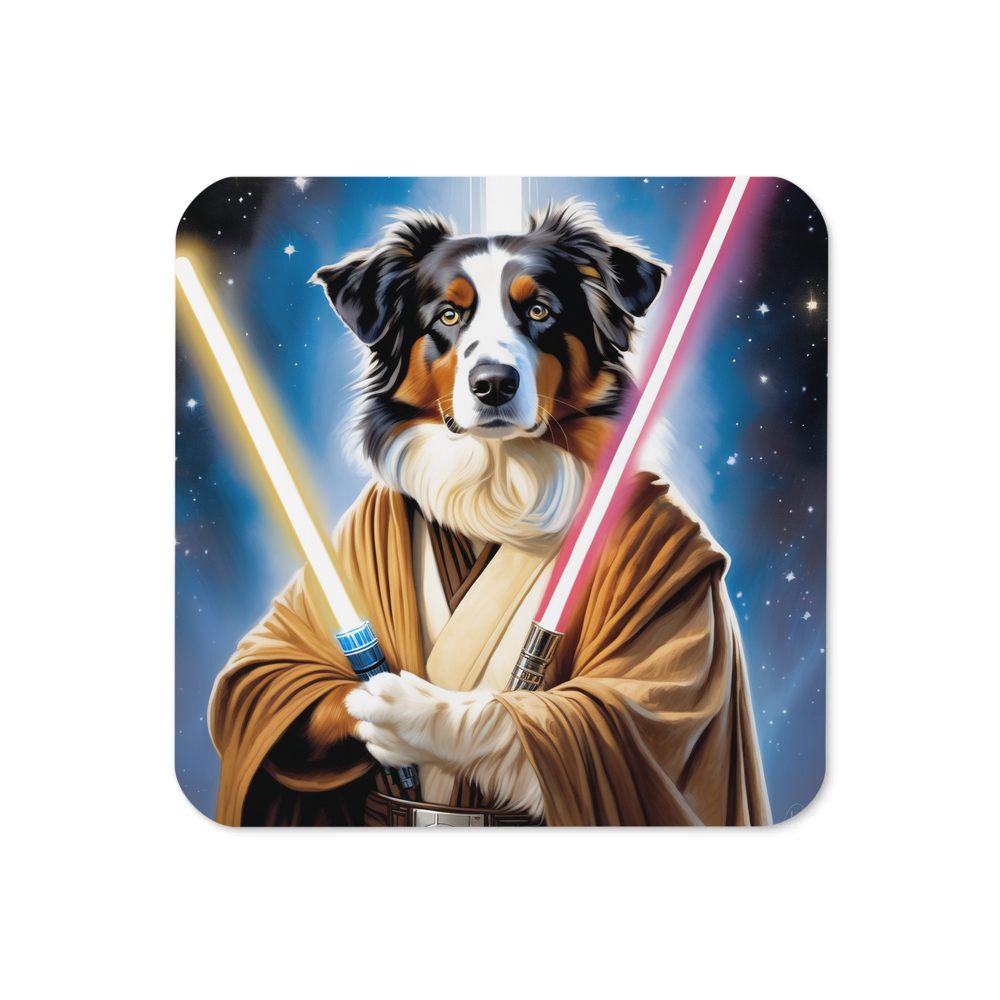 PugMug Custom Australian Shepherd Dog Coaster