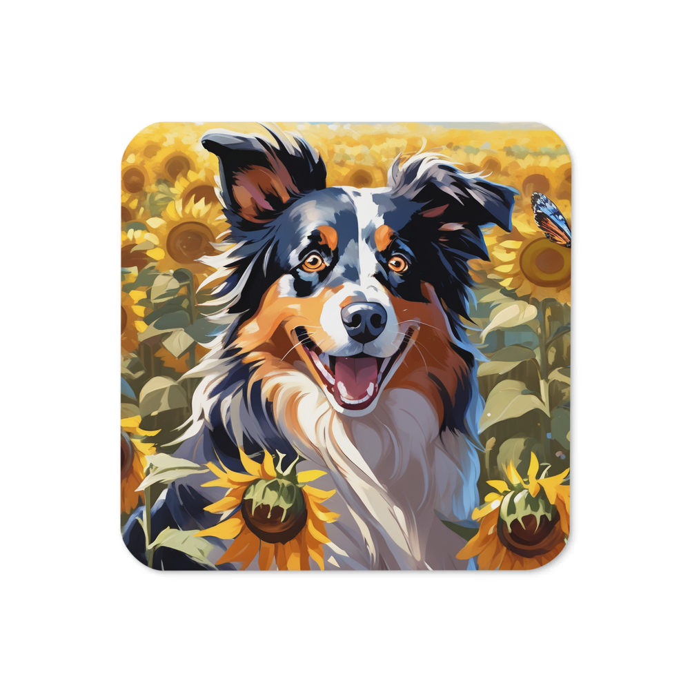 PugMug Custom Australian Shepherd Dog Coaster