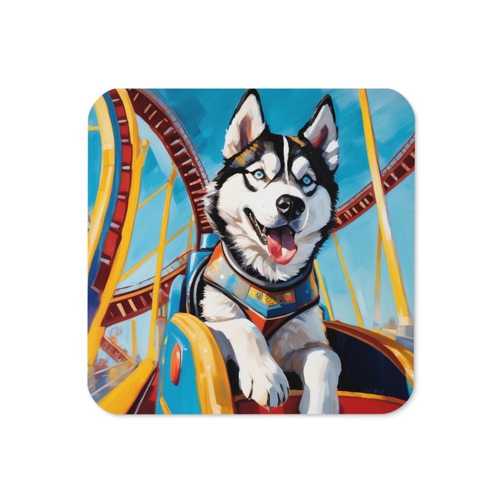PugMug Custom Siberian Husky Coaster
