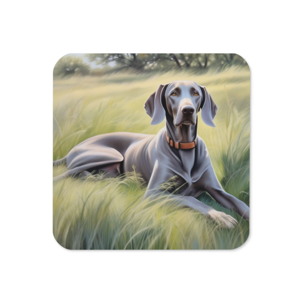 PugMug Custom Weimaraner Coaster