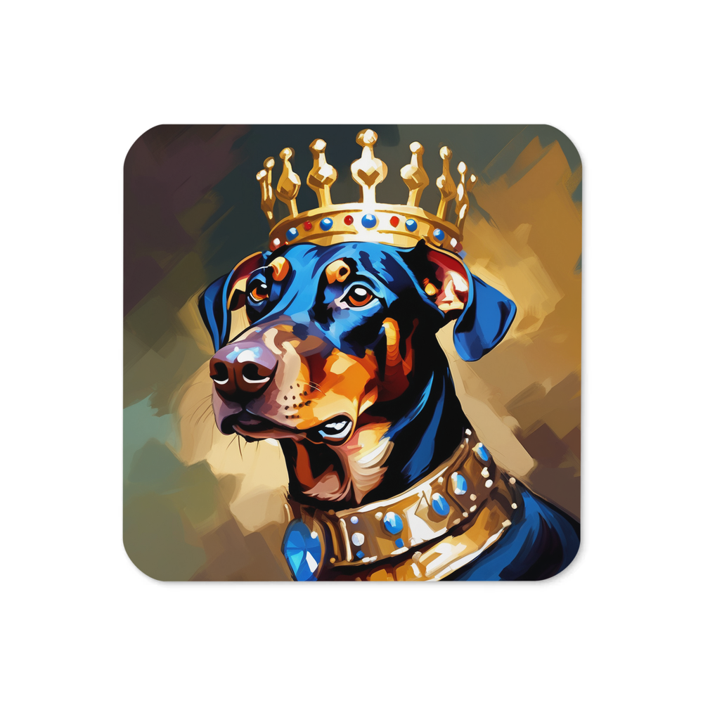 PugMug Custom Doberman Pinscher Coaster