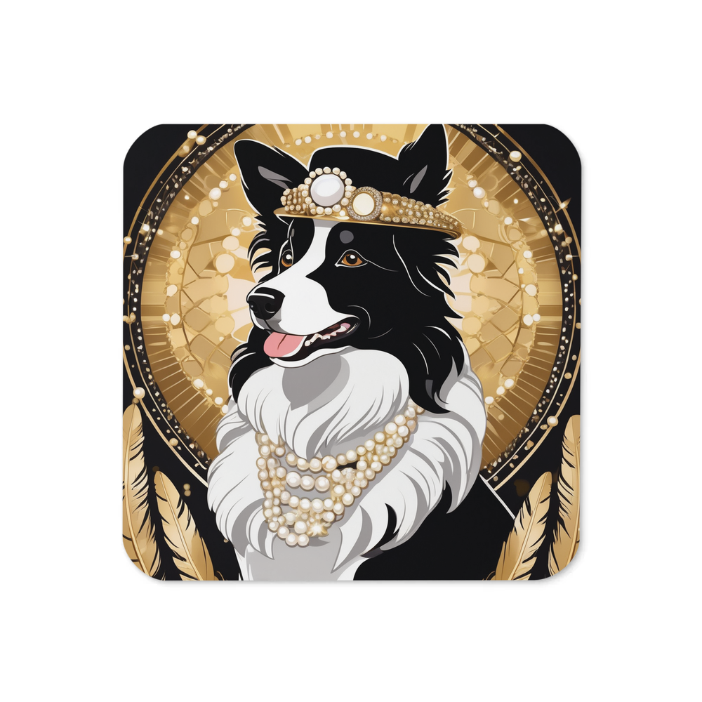 PugMug Custom Border Collie Coaster