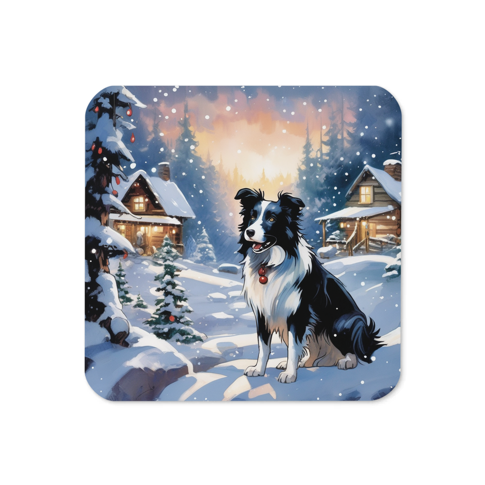 PugMug Custom Border Collie Coaster