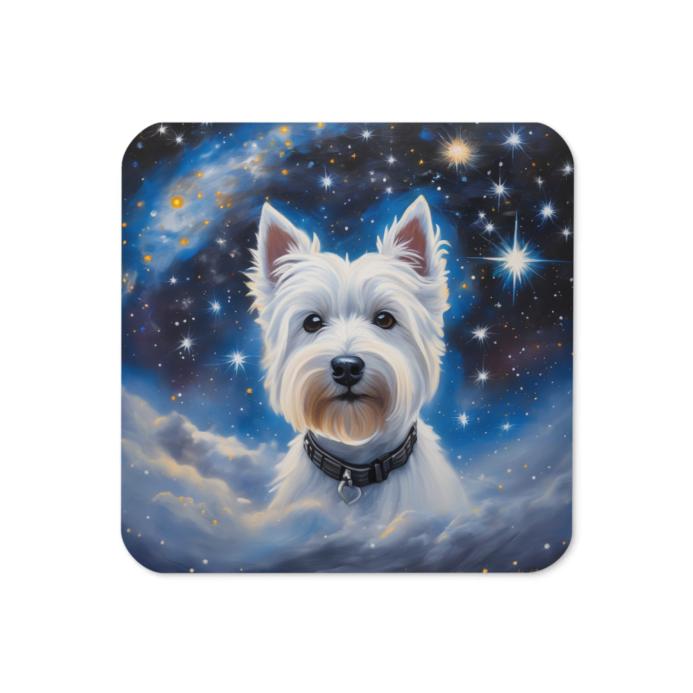 PugMug Custom West Highland White Terrier Coaster
