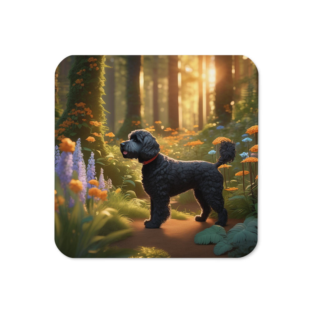 PugMug Custom Portuguese Water Dog Coaster