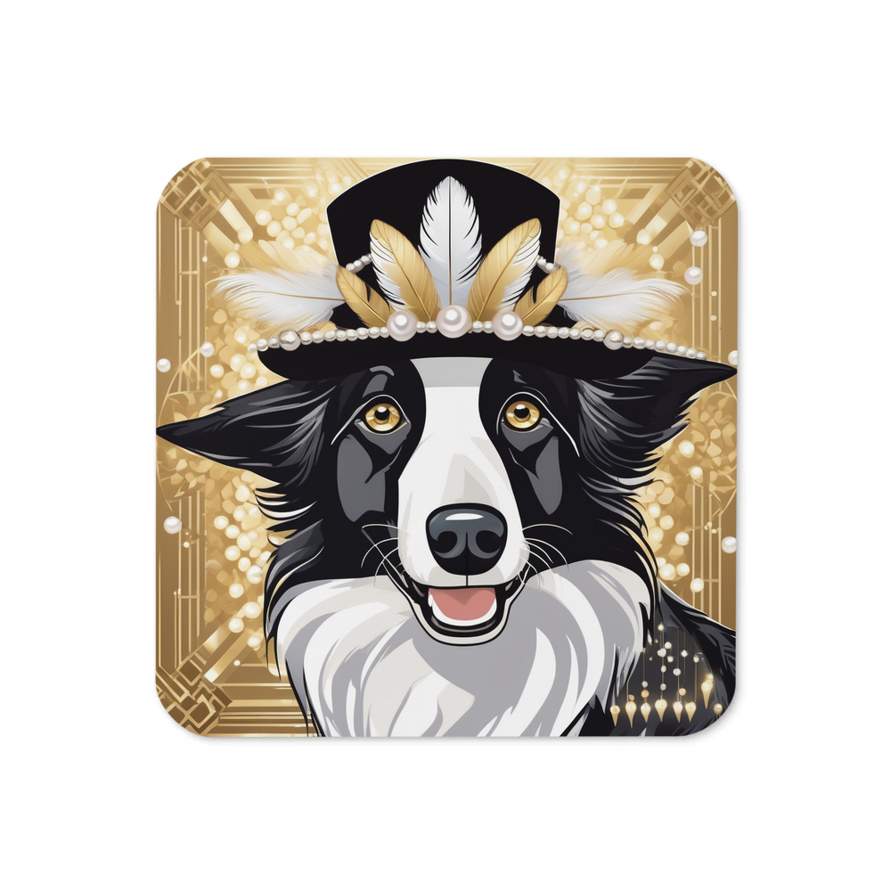 PugMug Custom Border Collie Coaster