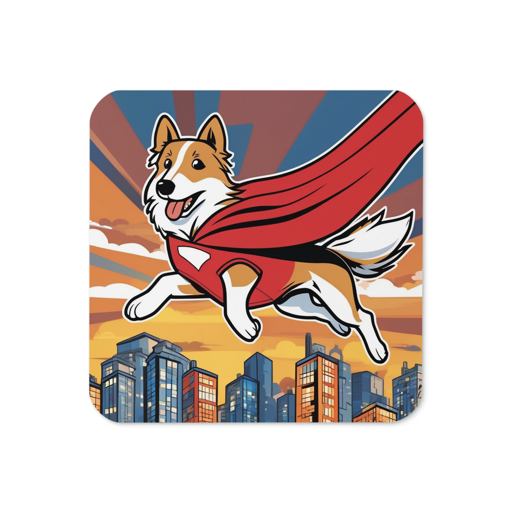 PugMug Custom Shetland Sheepdog Coaster