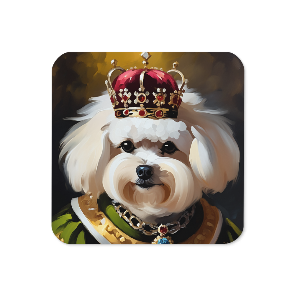 PugMug Custom Bichons Frise Coaster