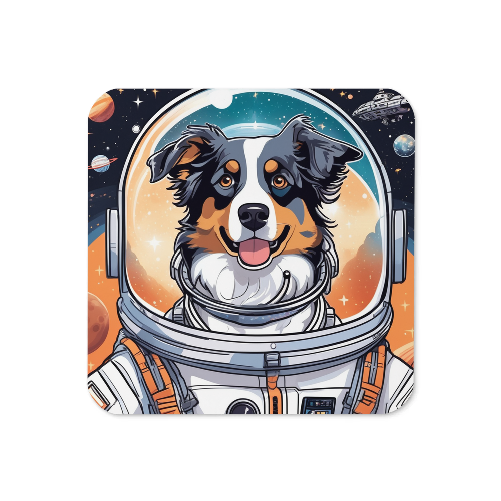 PugMug Custom Australian Shepherd Dog Coaster