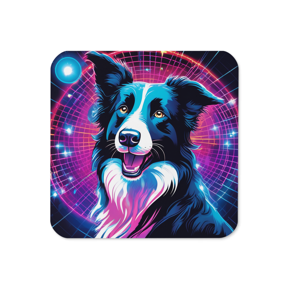 PugMug Custom Border Collie Coaster