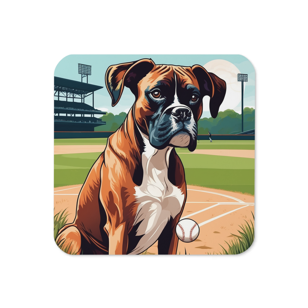 PugMug Custom Boxer Dog Coaster