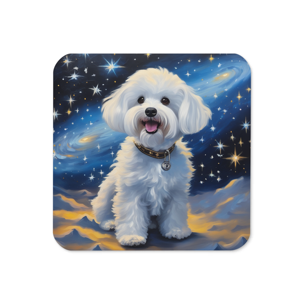 PugMug Custom Bichons Frise Coaster