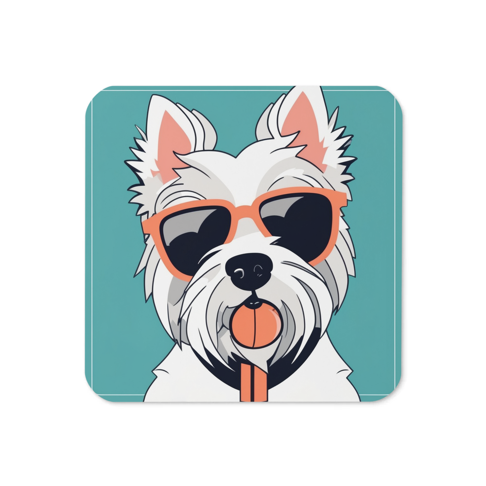 PugMug Custom West Highland White Terrier Coaster