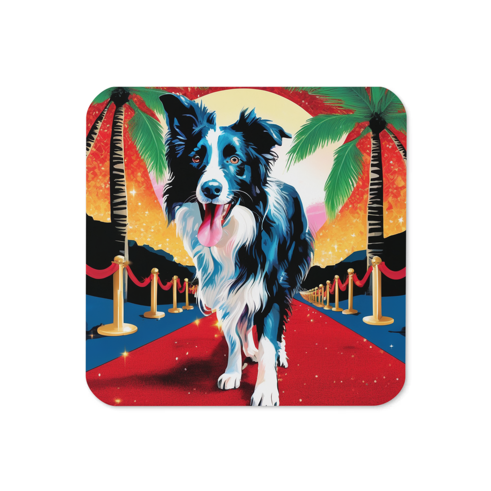 PugMug Custom Border Collie Coaster