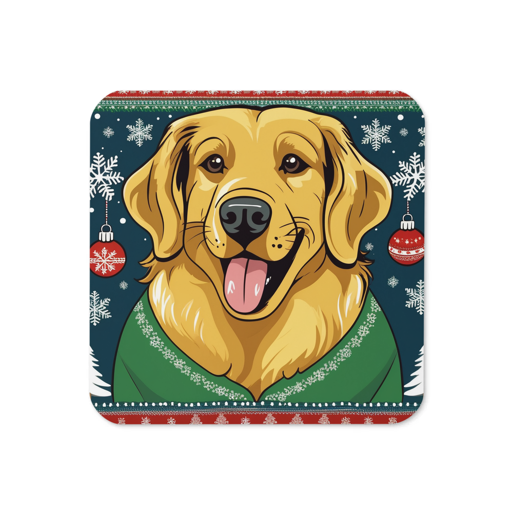 PugMug Custom Golden Retriever Coaster