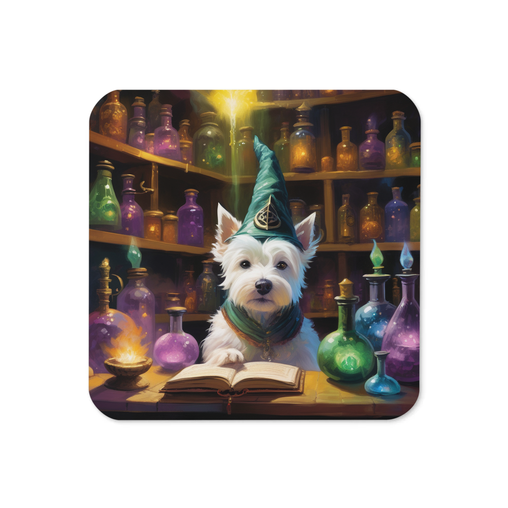 PugMug Custom West Highland White Terrier Coaster