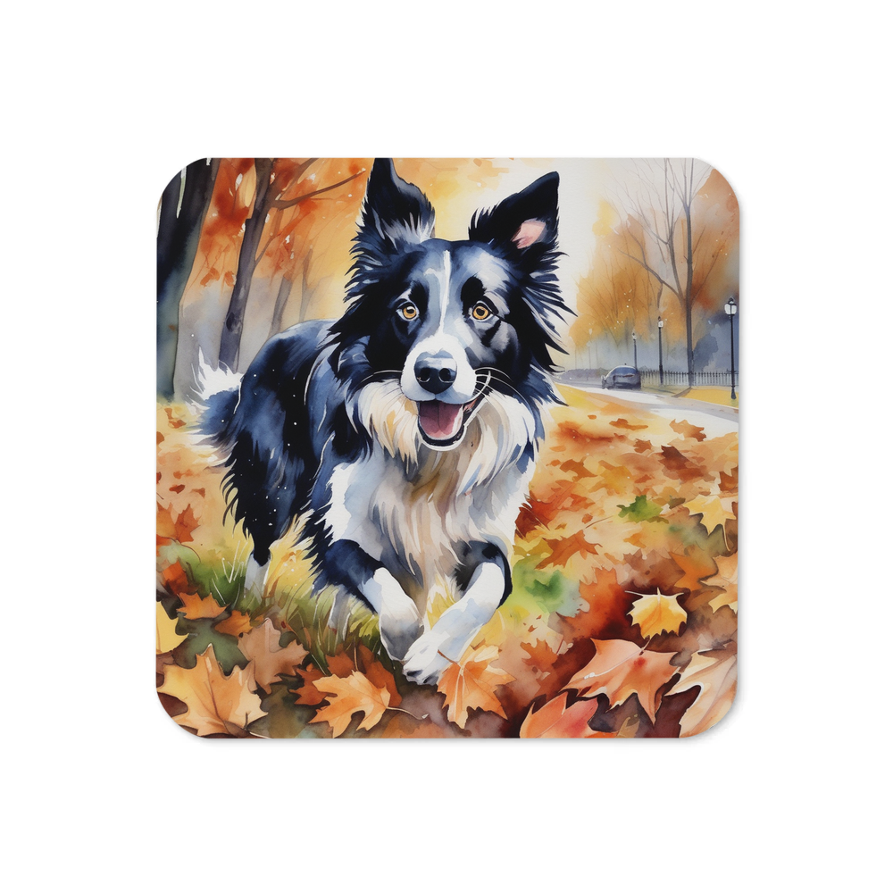 PugMug Custom Border Collie Coaster