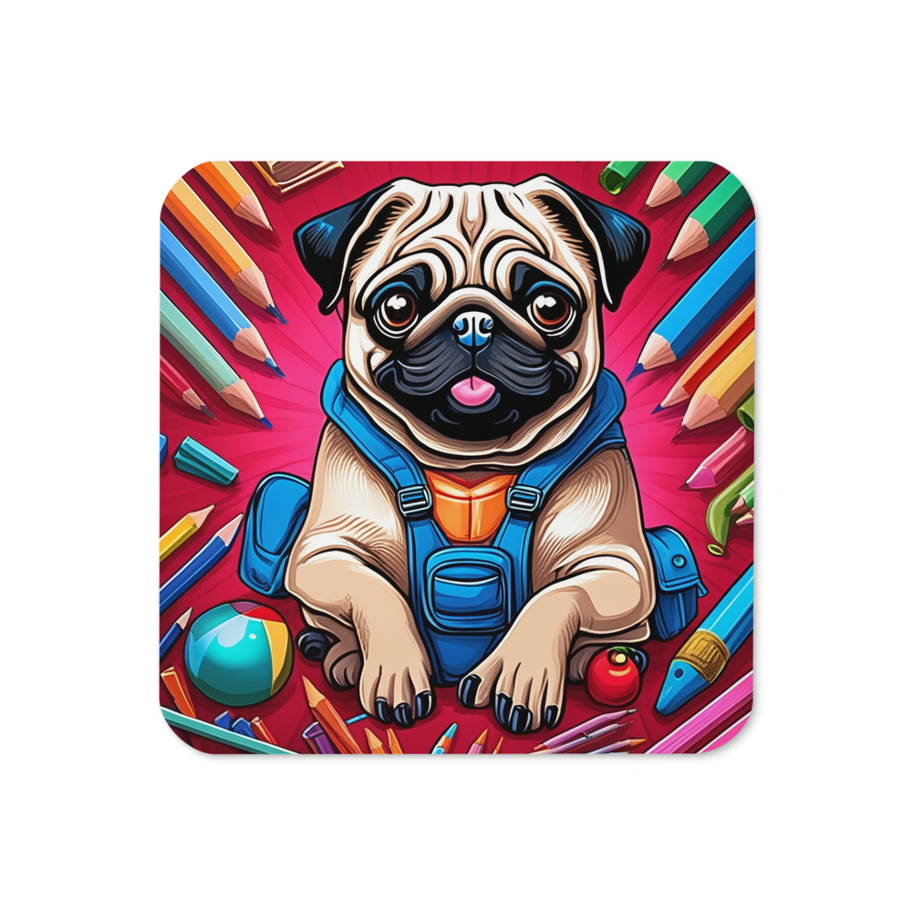 PugMug Custom Pug Coaster