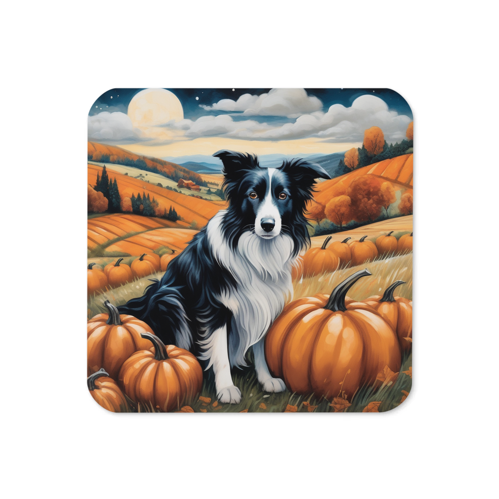 PugMug Custom Border Collie Coaster