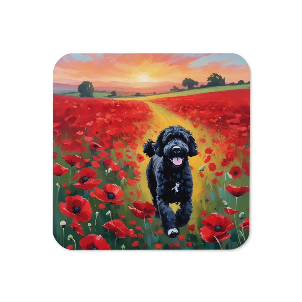 PugMug Custom Portuguese Water Dog Coaster