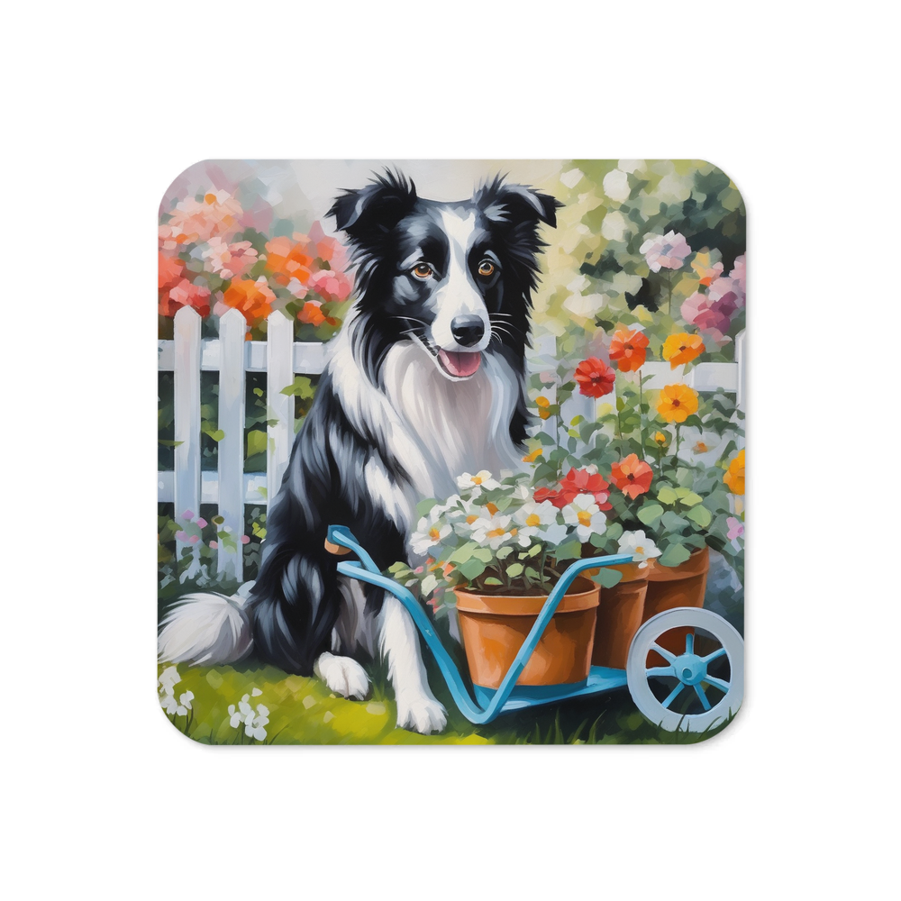 PugMug Custom Border Collie Coaster