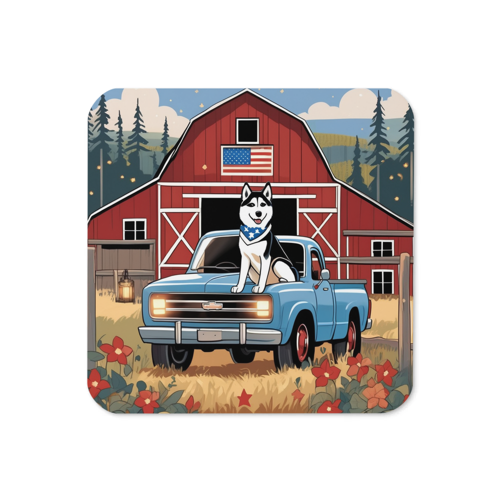 PugMug Custom Siberian Husky Coaster