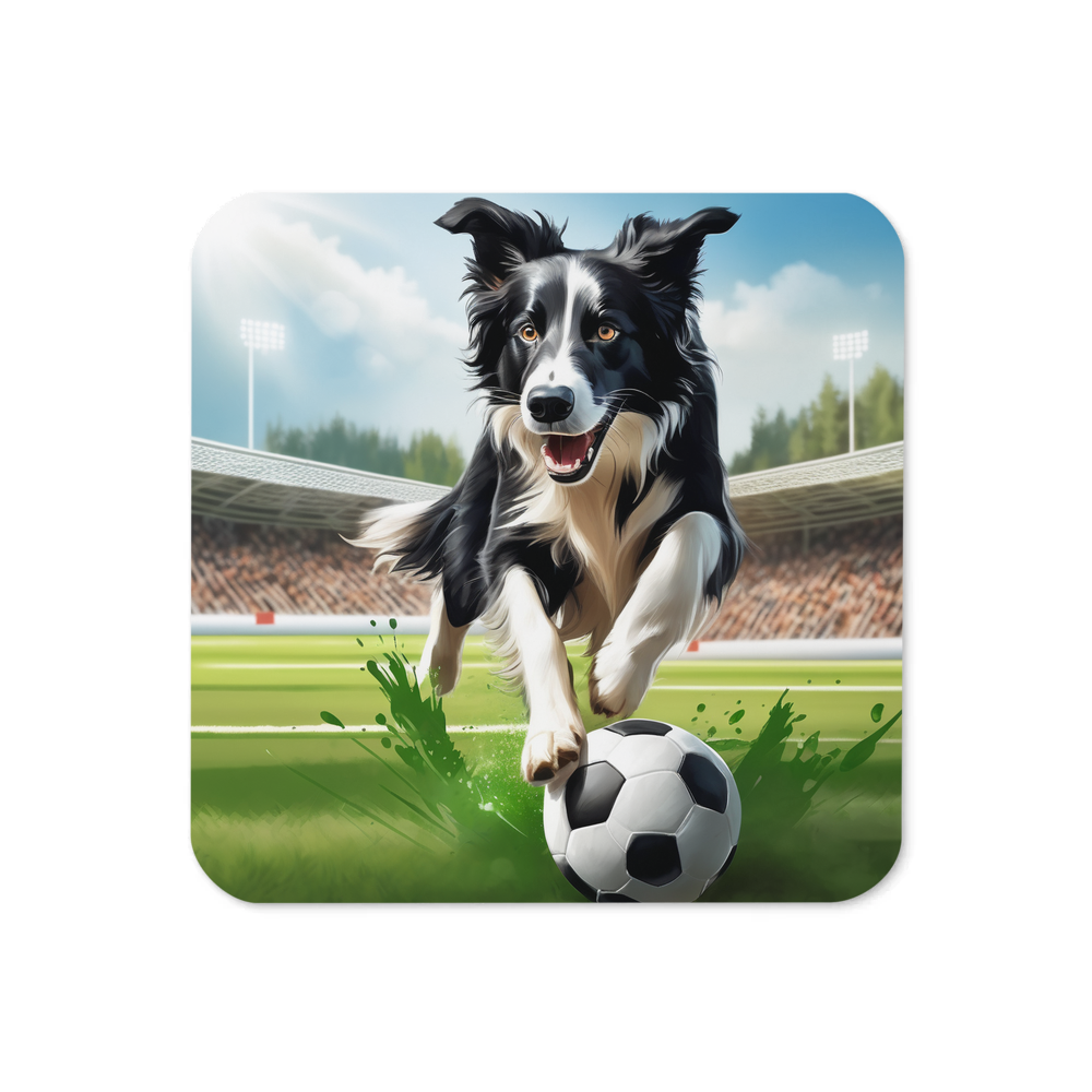 PugMug Custom Border Collie Coaster