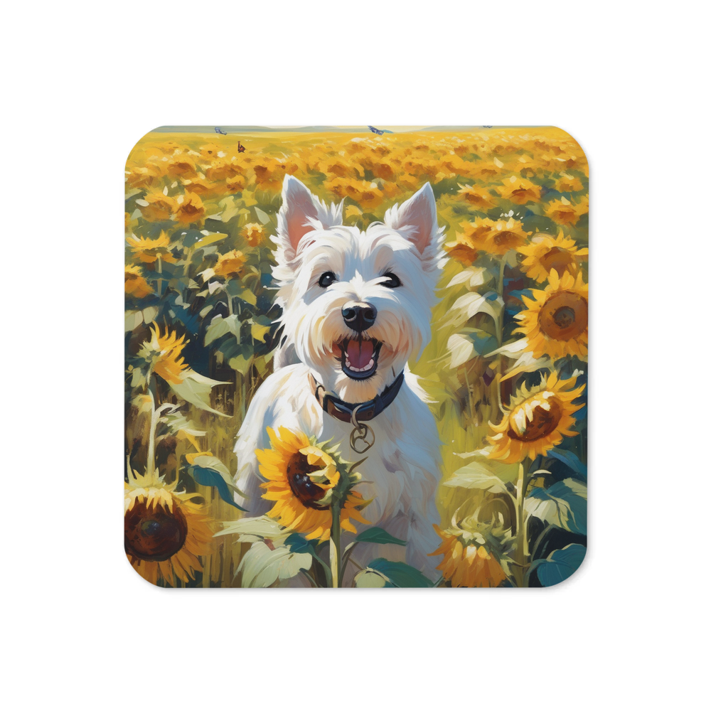 PugMug Custom West Highland White Terrier Coaster