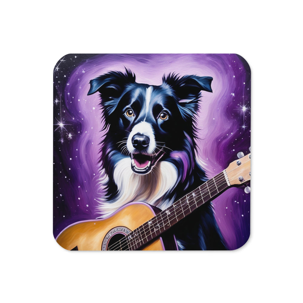 PugMug Custom Border Collie Coaster