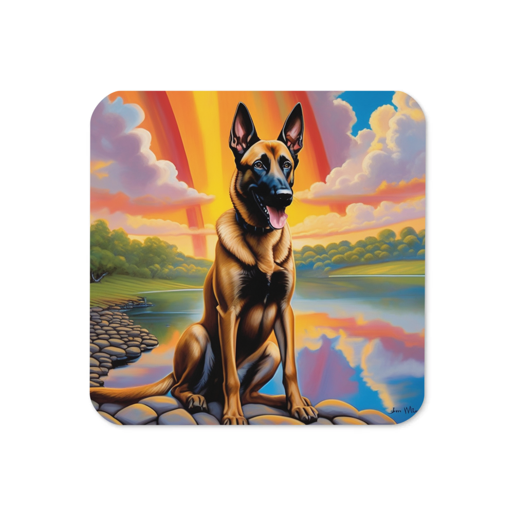 PugMug Custom Belgian Malinois Coaster