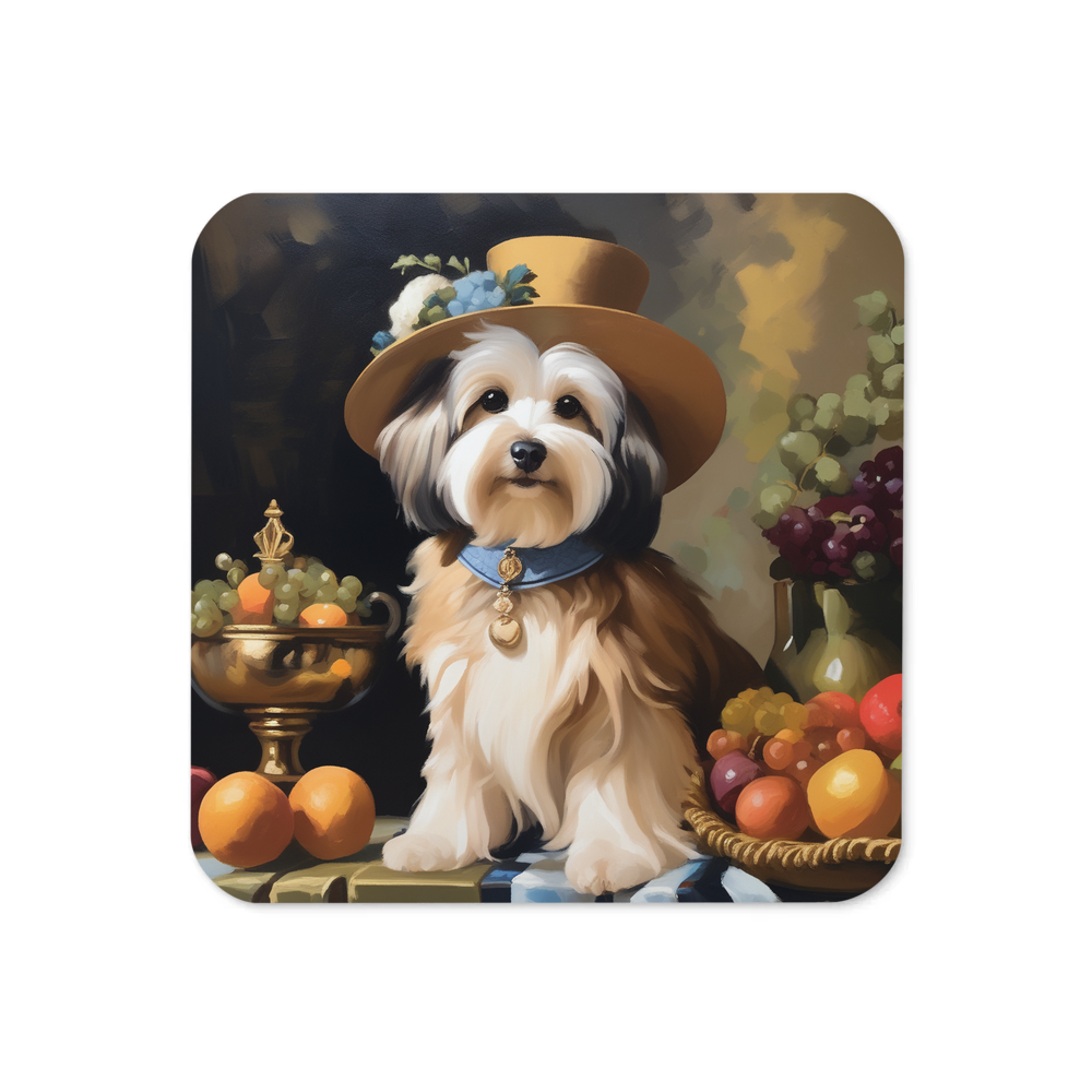 PugMug Custom Tan Havanese Dog Coaster