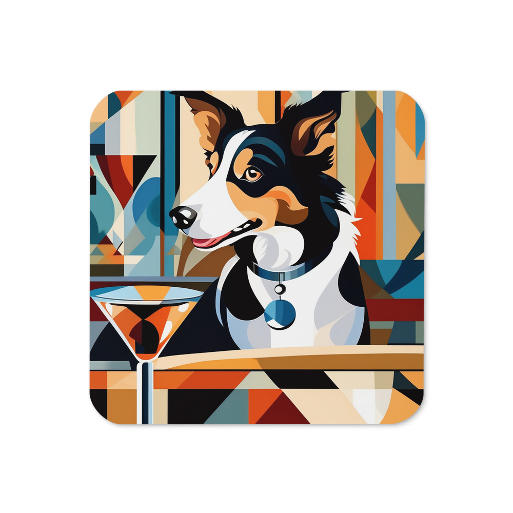 PugMug Custom Border Collie Coaster