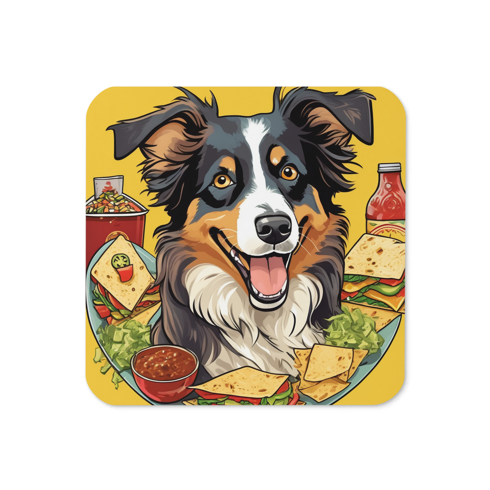 PugMug Custom Australian Shepherd Dog Coaster