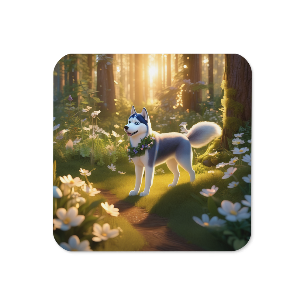 PugMug Custom Siberian Husky Coaster