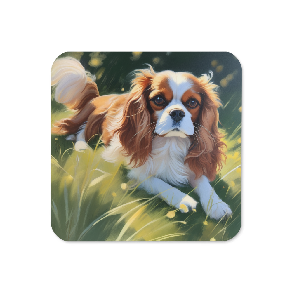 PugMug Custom Cavalier King Charles Spaniel Coaster