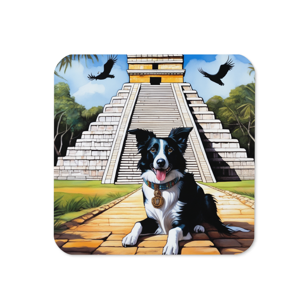 PugMug Custom Border Collie Coaster