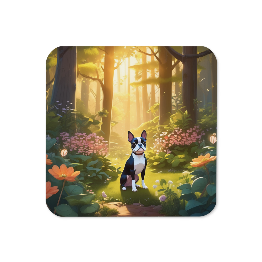 PugMug Custom Boston Terrier Coaster