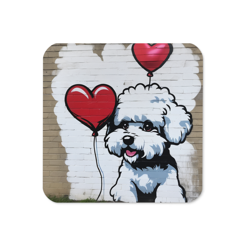 PugMug Custom Bichons Frise Coaster