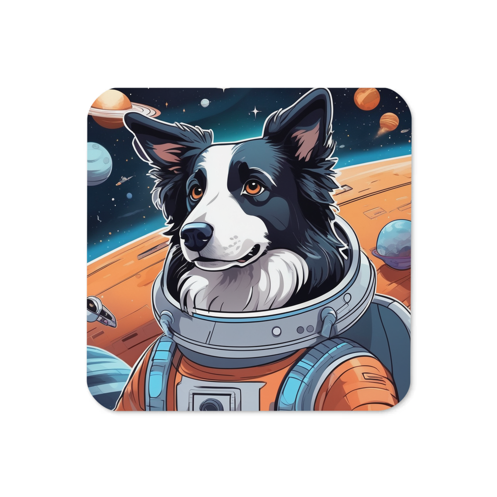 PugMug Custom Border Collie Coaster