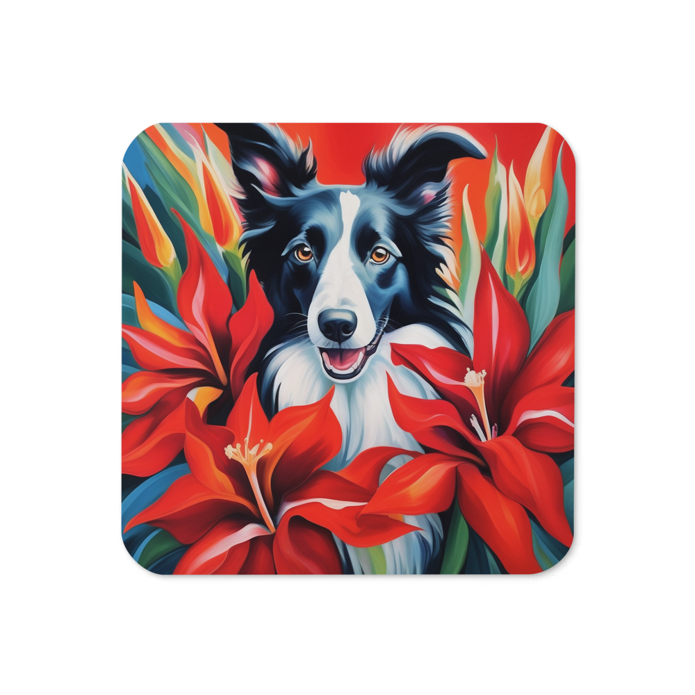 PugMug Custom Border Collie Coaster