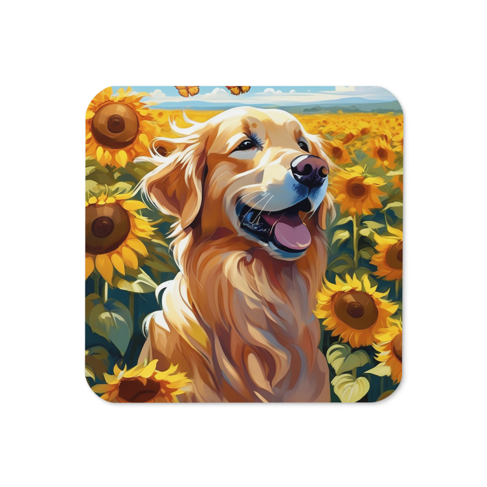 PugMug Custom Golden Retriever Coaster