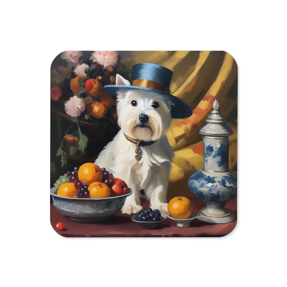 PugMug Custom West Highland White Terrier Coaster