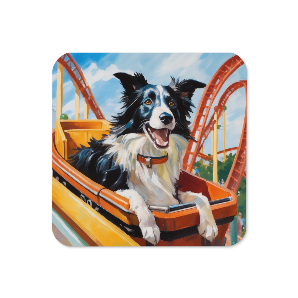 PugMug Custom Border Collie Coaster