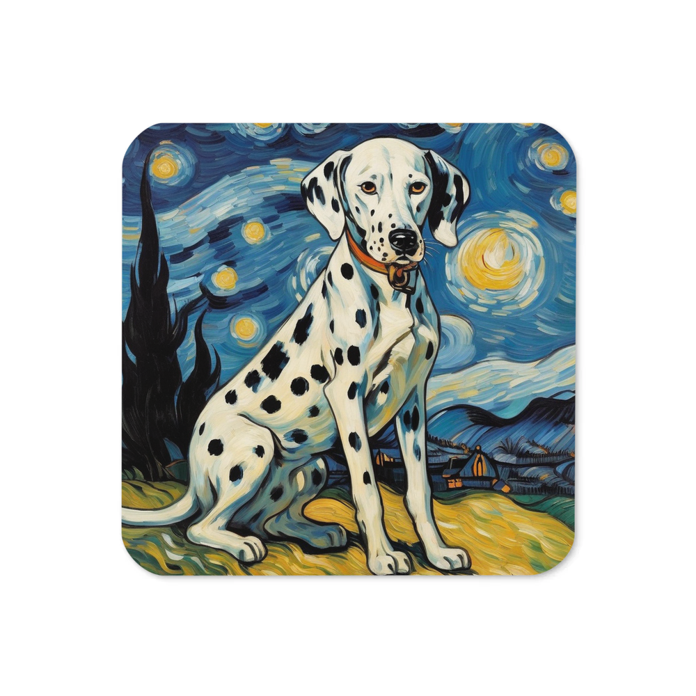 PugMug Custom Dalmatian Coaster