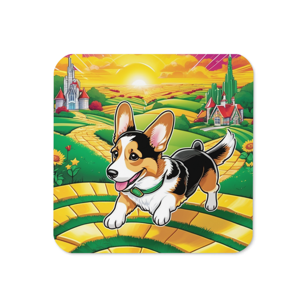 PugMug Custom Pembroke Welsh Corgi Coaster