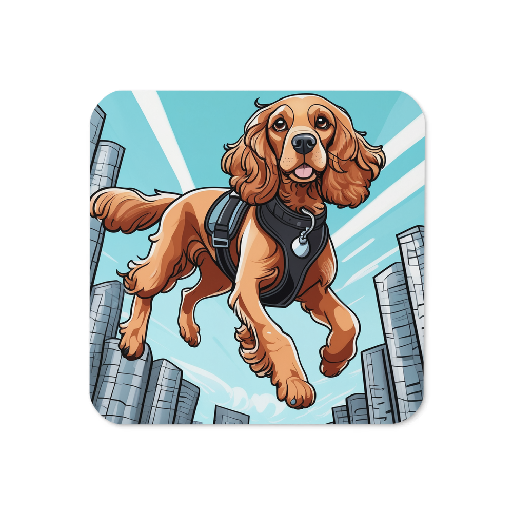 PugMug Custom Cocker Spaniel Coaster